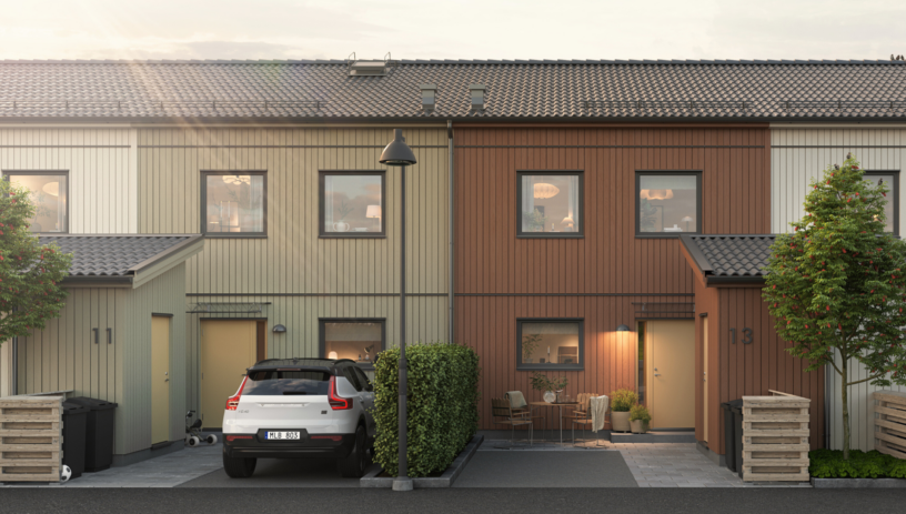 Diseröd radhus